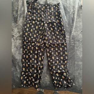 Aritzia Wilfred FAUN PANT size small in BLACK/SOFT LILAC